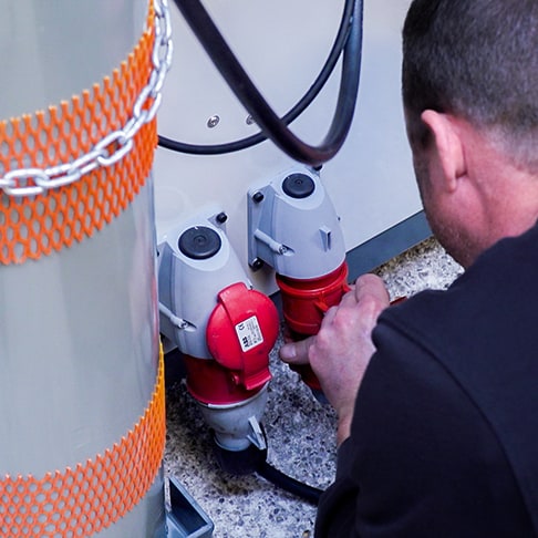 Compactwelder plug & play installation