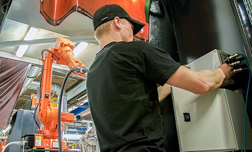 Optimering af ABB svejserobot