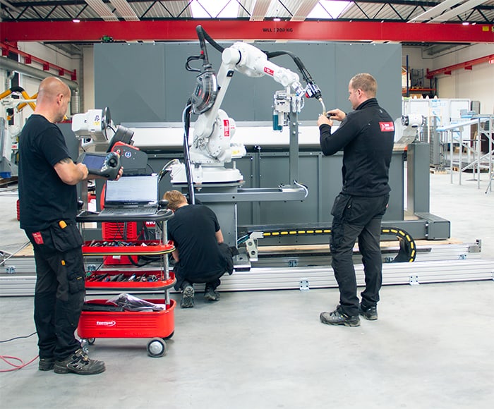 Samarbejde ved WR-station