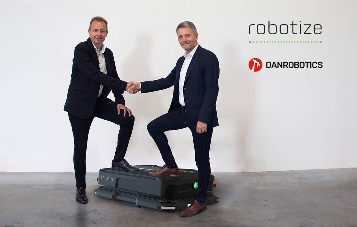 Partnerskab mellem Danrobotics og Robotize, maj 2024
